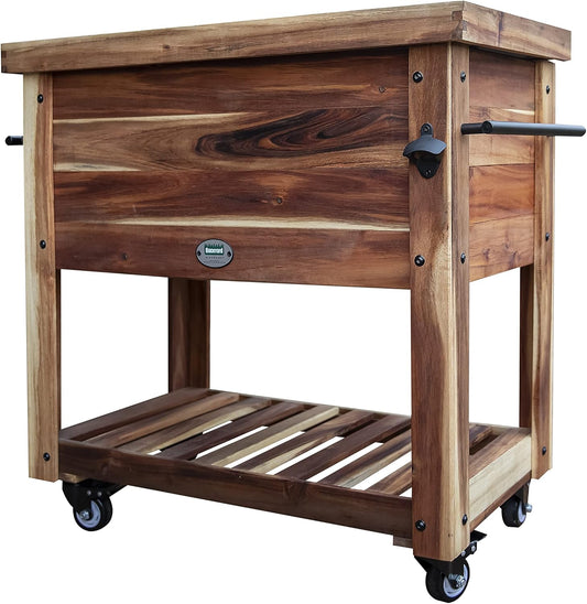 ❄️ Outdoor Patio Cooler Table – Keep Drinks Chilled & Ready! 🏡🍹